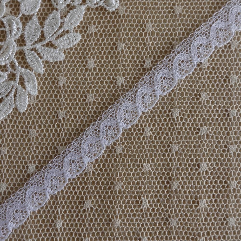 綿リバーレース 0.8cm幅 - Couleur Blanc クルールブラン 手芸