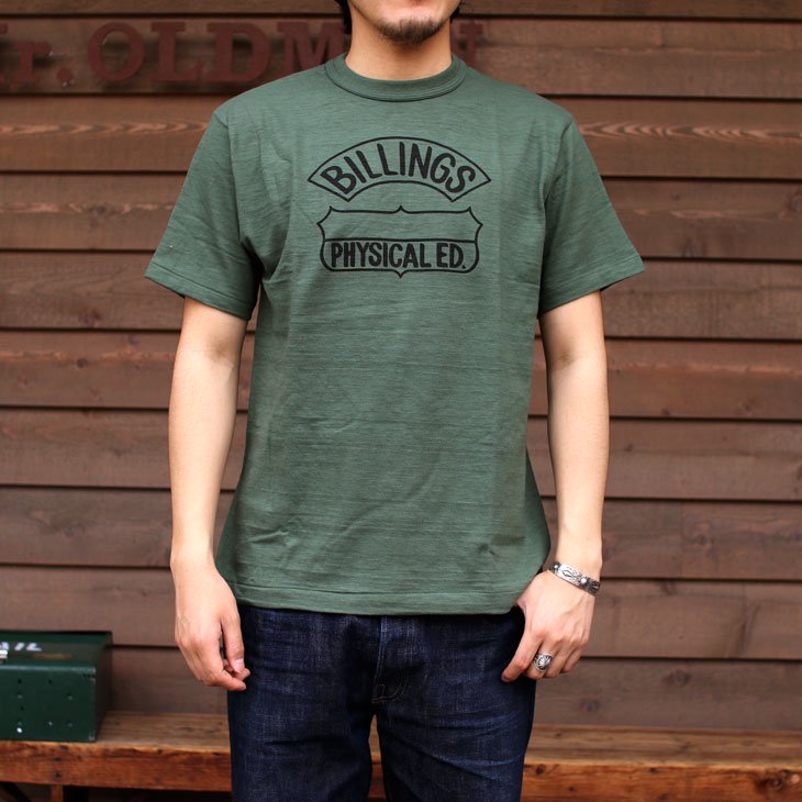 WAREHOUSE ウエアハウス Lot 4601 BILLINGS Tee グリーン