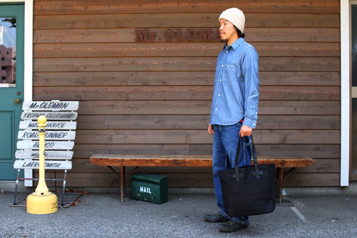 FILSON フィルソン OPEN TOTE オープントートバッグ アメリカ製 ブラック