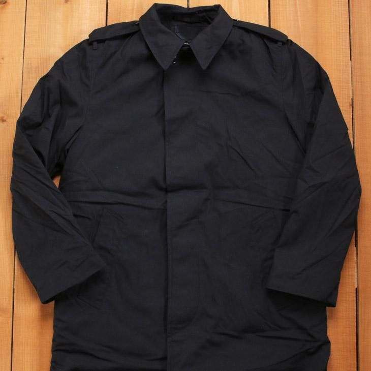 79年納品 COAT ALL WEATHER MAN'S BLACK W/eaa220970