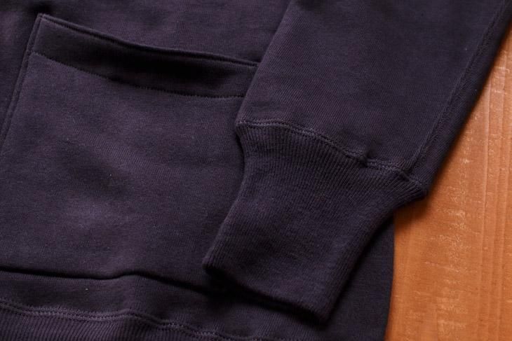 WAREHOUSE スウェットセットイン 後付けフード ネイビー WAREHOUSE & CO. / Lot 469 セットイン後付フード - WAREHOUSE＆CO.