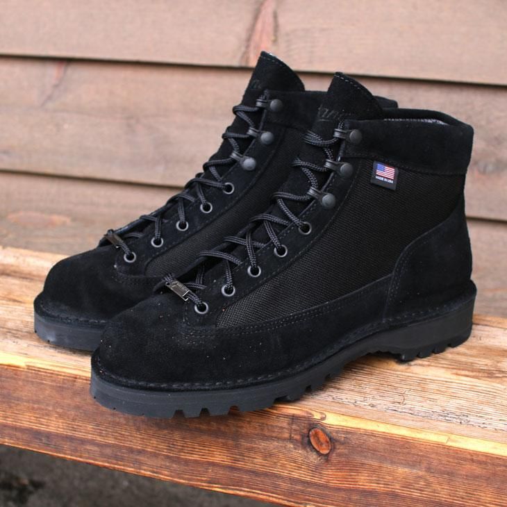 ダナー DANNER ブーツ 黒 スウェード地 美品-