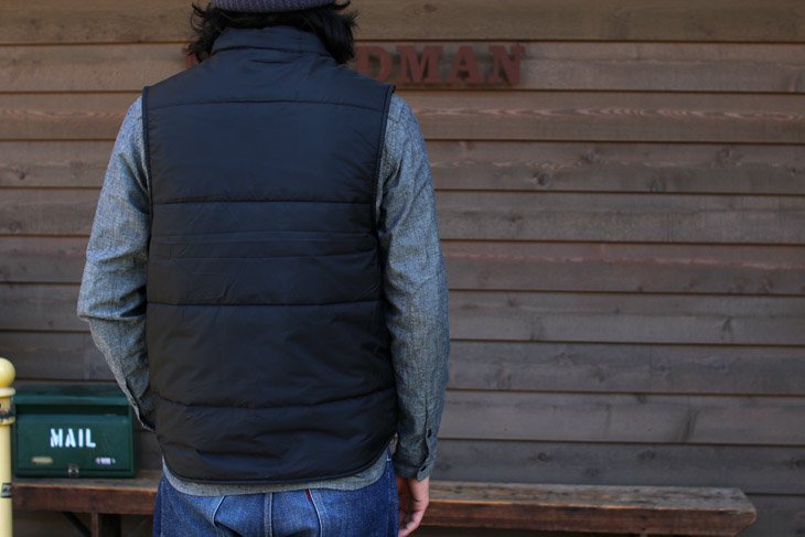 BLUCO WORK GARMENT ブルコ OL-059-016 NYLON WORK VEST ナイロンワークベスト ブラック