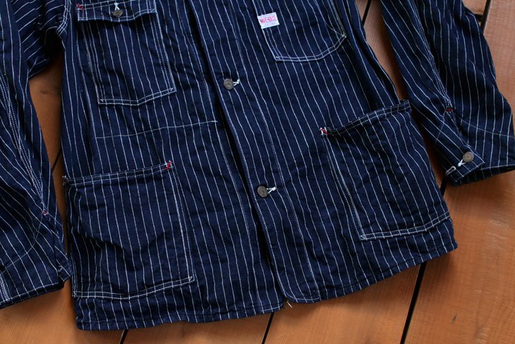 WAREHOUSE ウエアハウス Lot 2110 STRIPE DENIM COVERALL ストライプ ...