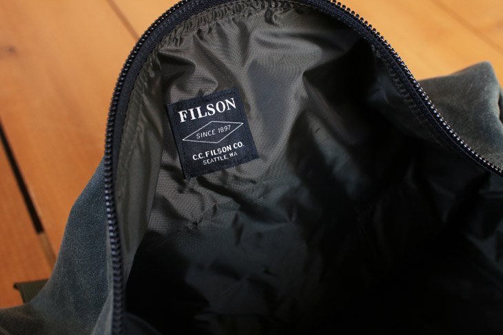 FILSON フィルソン #70110 TIN CLOTH FIELD DUFFLE ティンクロスフィールドダッフル SMALL スモール ダーク グリーン