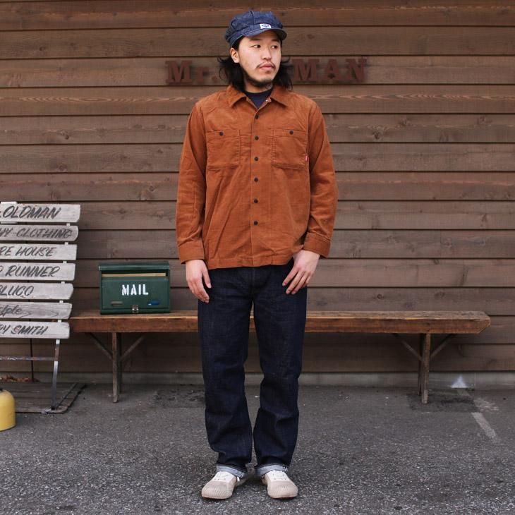 BLUCO ブルコ 109C-017 CORDUROY WORK L/S SHIRTS コーデュロイワーク