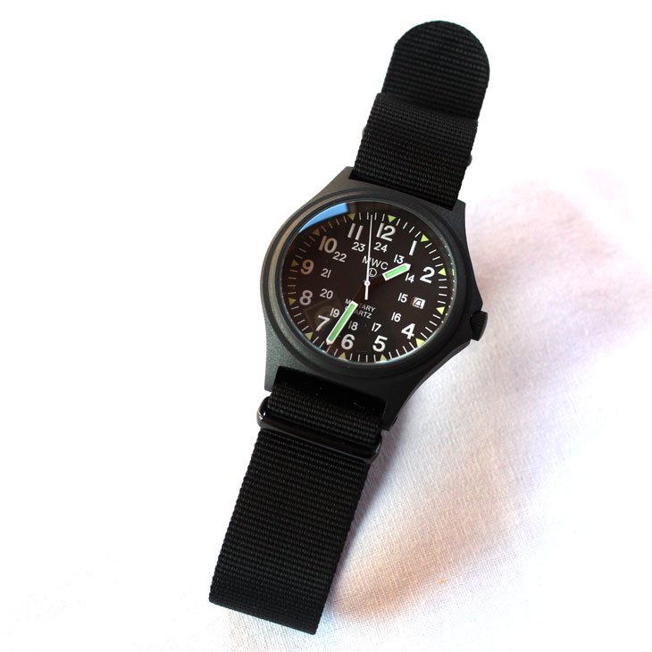 MWC ミリタリーウォッチカンパニー G10BH12/24PVD Genuine G10 Watch