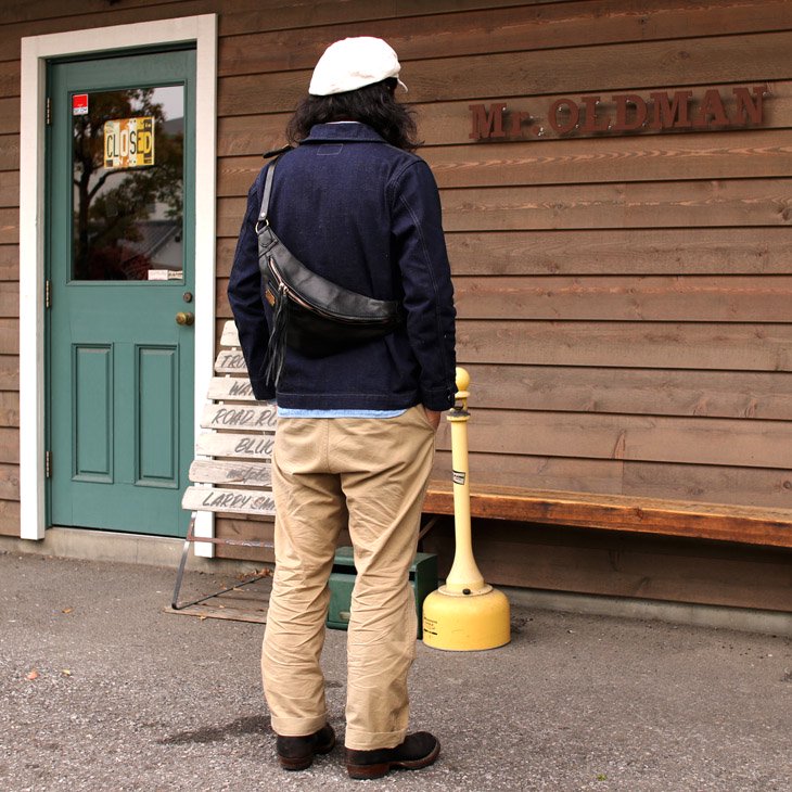 SCHOTT ショット RANCHER WAIST BAG ランチャーウエストバッグ ブラック