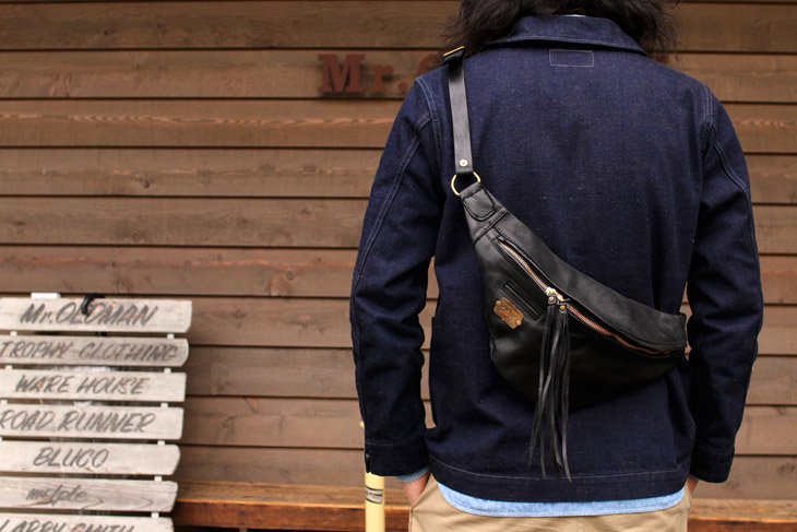 SCHOTT ショット RANCHER WAIST BAG ランチャーウエストバッグ ブラック