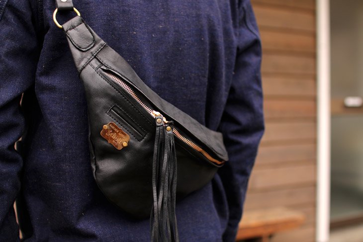 SCHOTT ショット RANCHER WAIST BAG ランチャーウエストバッグ ブラック