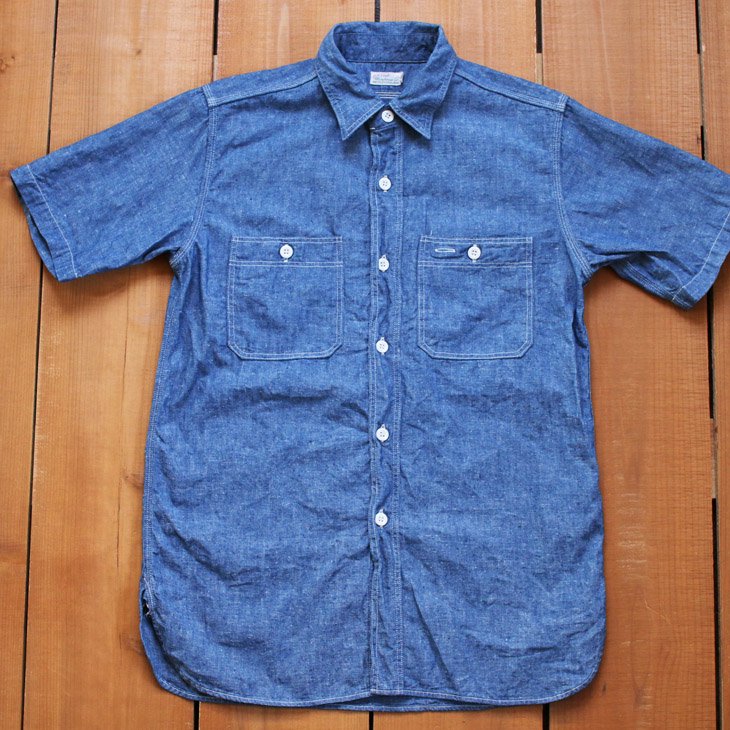 WAREHOUSE ウエアハウス Lot3080 S/S CHAMBRAY WORK SHIRTS 半袖