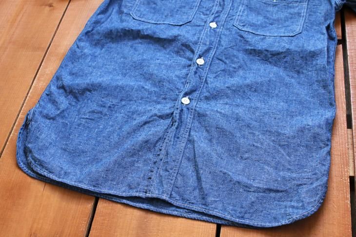 WAREHOUSE ウエアハウス Lot3080 S/S CHAMBRAY WORK SHIRTS 半袖