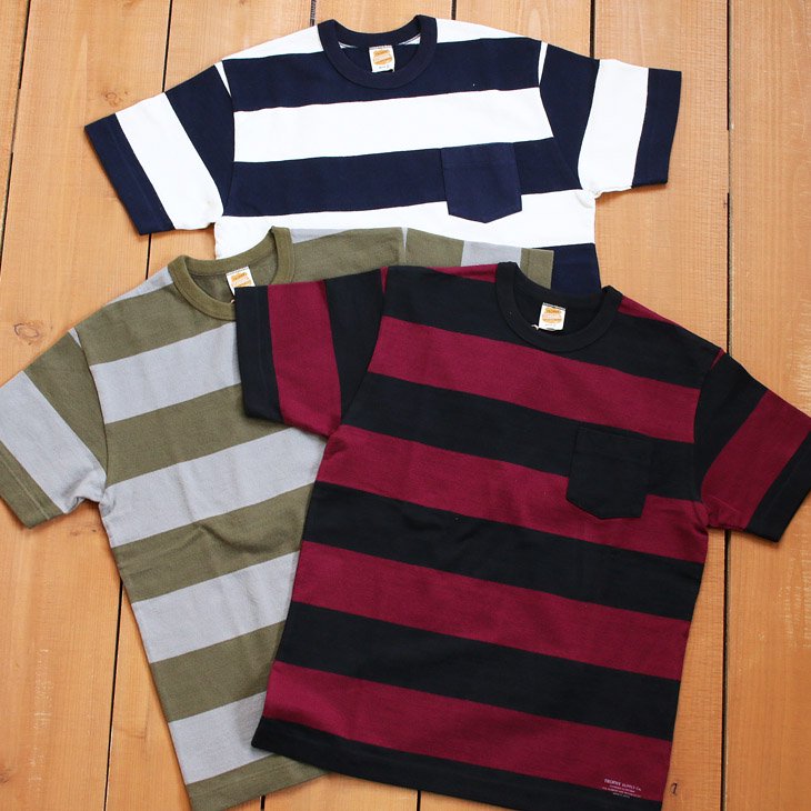 TROPHY CLOTHING トロフィークロージング WIDE BORDER TEE ワイドボーダーTシャツ