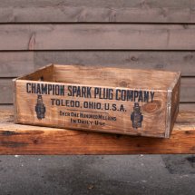CHAMPION SPARK PLUG COMPANY ԥ󥹥ѡץ饰ѥˡ Garage Timber Box 졼ƥСܥå