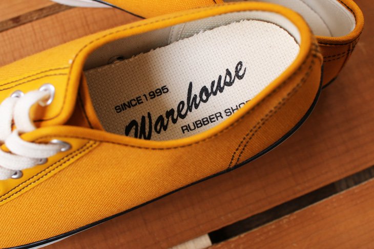 WAREHOUSE ウェアハウス Lot3200 LOW CUT CANVAS SNEAKER ローカットキャンバススニーカー マスタード