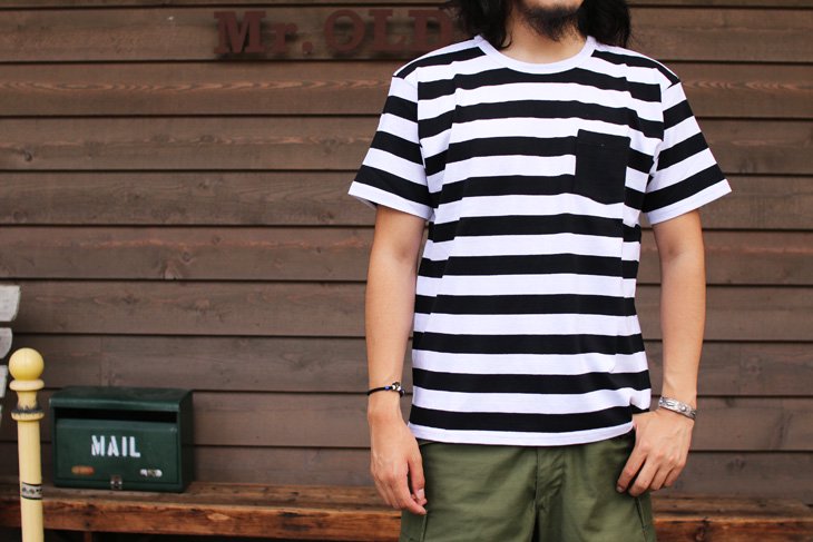 FRUIT OF THE LOOM フルーツオブザルーム US COTTON BORDER POCKET Tee ボーダーポケットT