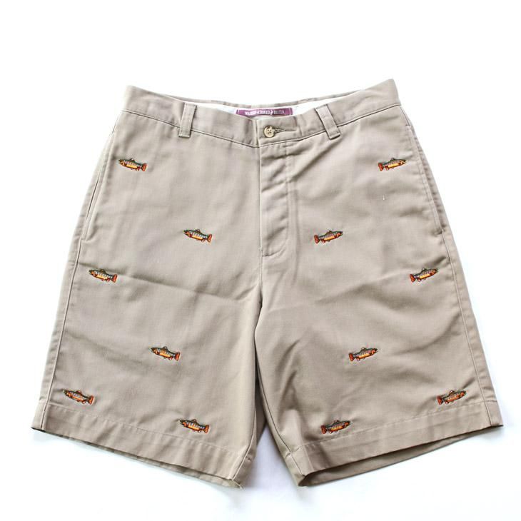 BERLE バール Fish Embroidery Shorts フィッシュエンブロイダリーショーツ