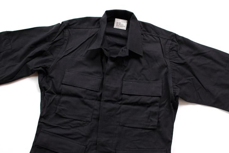 bdu 357 ジャケット　BLACK357 スモール　ショート US Army BDU Black 357 Combat Jacket Small Short Mint