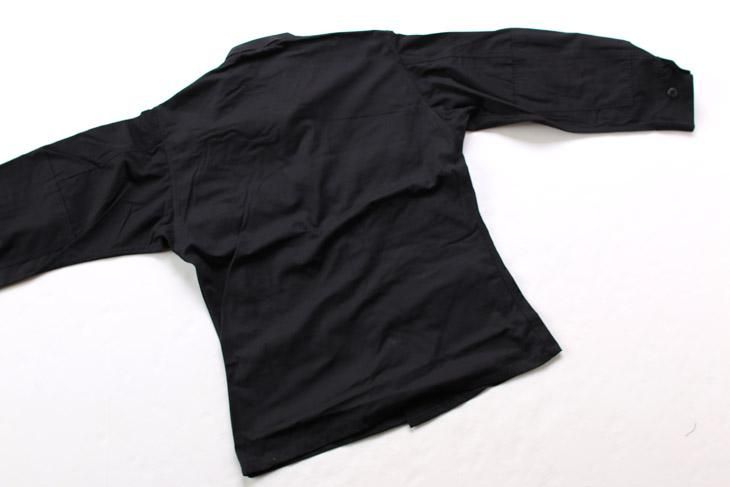 American Army Black 357 BDU Military Jacket Short Style