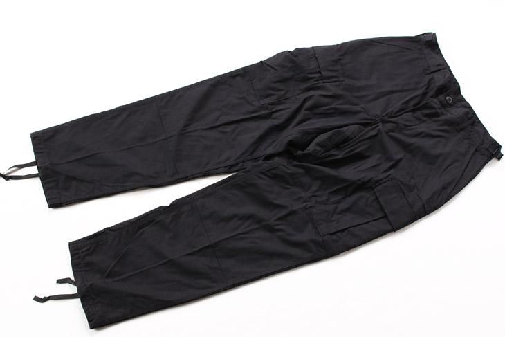 米軍官給品 BDU TROUSERS BLACK 357 トラウザース カーゴパンツ