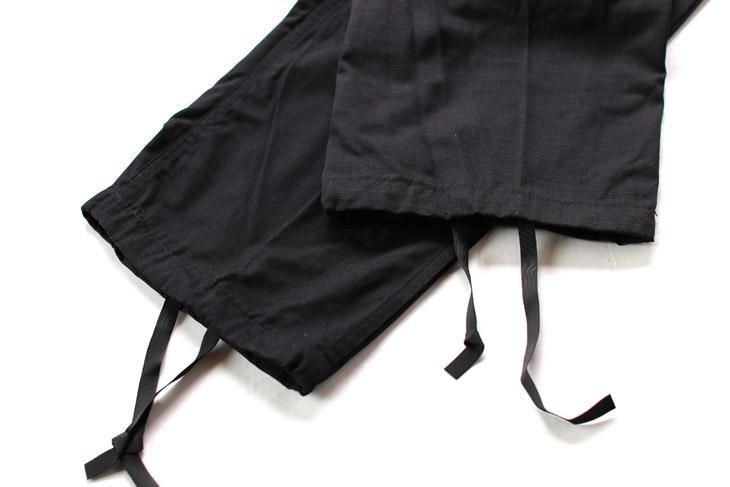 米軍官給品 BDU TROUSERS BLACK 357 トラウザース カーゴパンツ