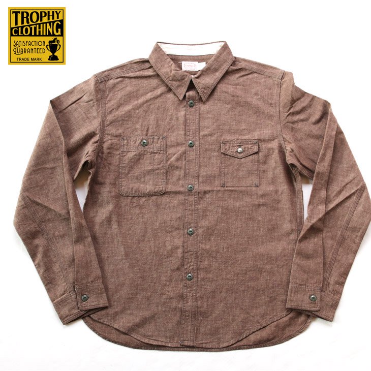 TROPHY CLOTHING トロフィークロージング MACHINE AGE CHAMBRAY SHIRTS