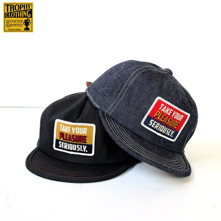 TROPHY CLOTHING トロフィークロージング DENIM TRACKER CAP デニムトラッカーキャップ