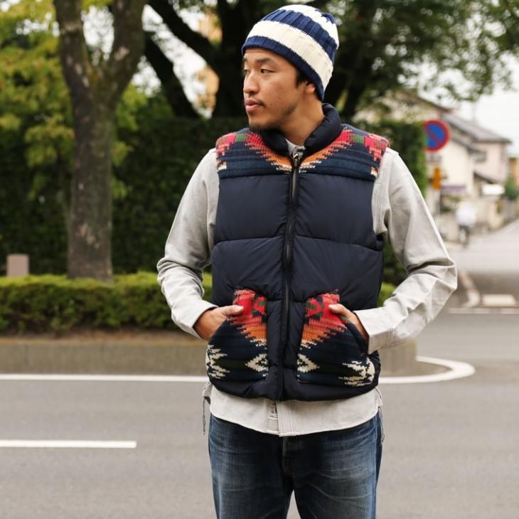 アンチバリスティック ANTIBALLISTIC パディングニットベスト PADDING KNIT VEST ネイビー