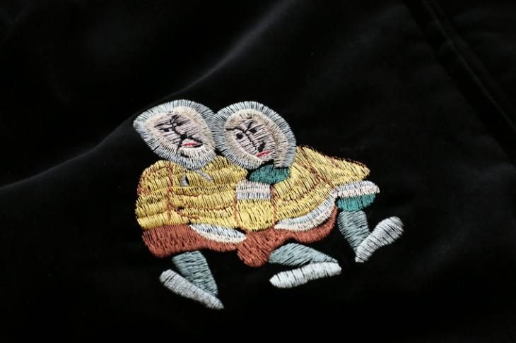 刺繍 スカジャン アラスカ　東洋エンタープライズ VINTAGE SOUVENIR JACKET MUSEUM - “EAGLE” - SOUVENIR JACKET