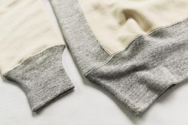 HELLER’S CAFE two tone hoodie WAREHOUSE HELLER'S CAFE two tone hoodie WAREHOUSE