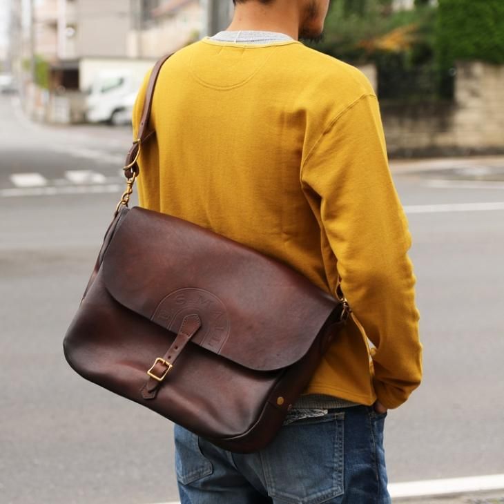 ヴァスコ VASCO バッグ レザーポストマンショルダーバッグ LEATHER POSTOMAN SHOULDER BAG VS-248L ブラウン