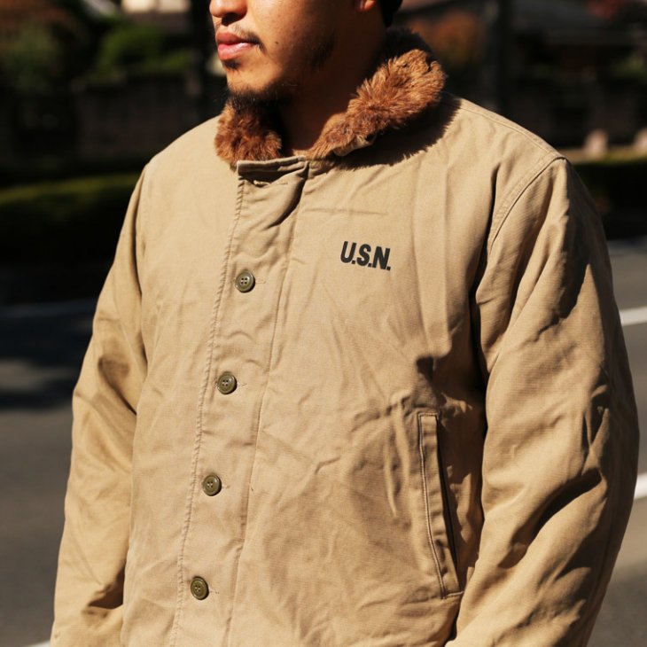 SURPLUS 米軍 US TYPE N-1デッキジャケット N-1 DECK JKT