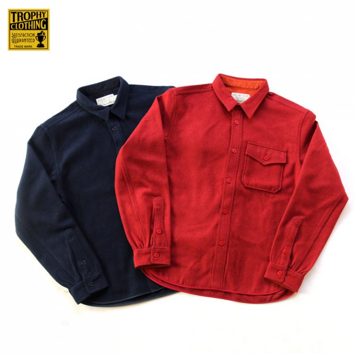 トロフィークロージング TROPHY CLOTHING シャツ CPO WOOL SHIRTS