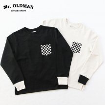 ߥɥޥ Mr.OLDMAN åݥåĹµԥ CHECKER POCKET L/S Tee