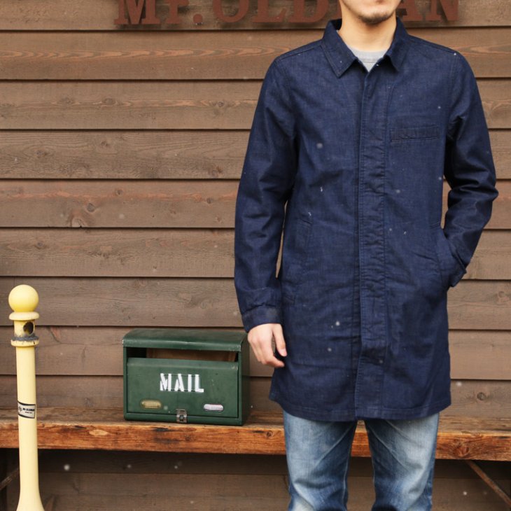 ジャパンブルージーンズ JAPAN BLUE JEANS JBC0021 ショップコート Shop Coat インディゴ