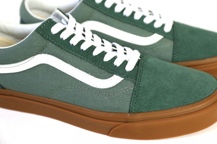 靴/シューズVANS バンズ Old Skool オールドスクール Gum  スニーカー 緑