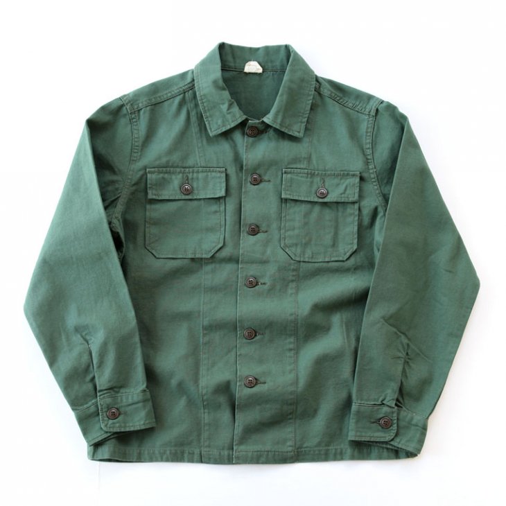 U.S.ARMY OG-107 ミリタリー　ワークシャツ　ジャケット　USED