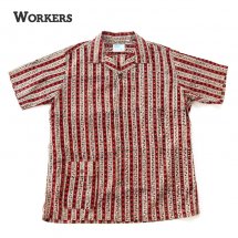  WORKERS K&T H ץ󥫥顼 Open Collar Shirts ֥åץ