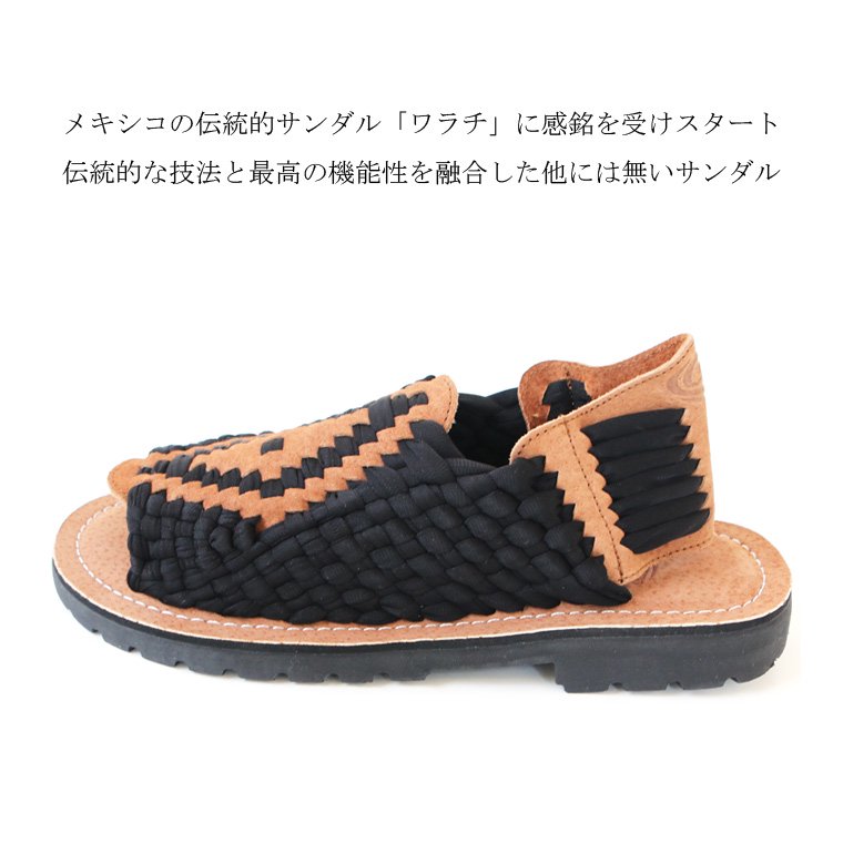 チュバスコ CHUBASCO サンダル アズテック AZTEC ブラック×コーヒー