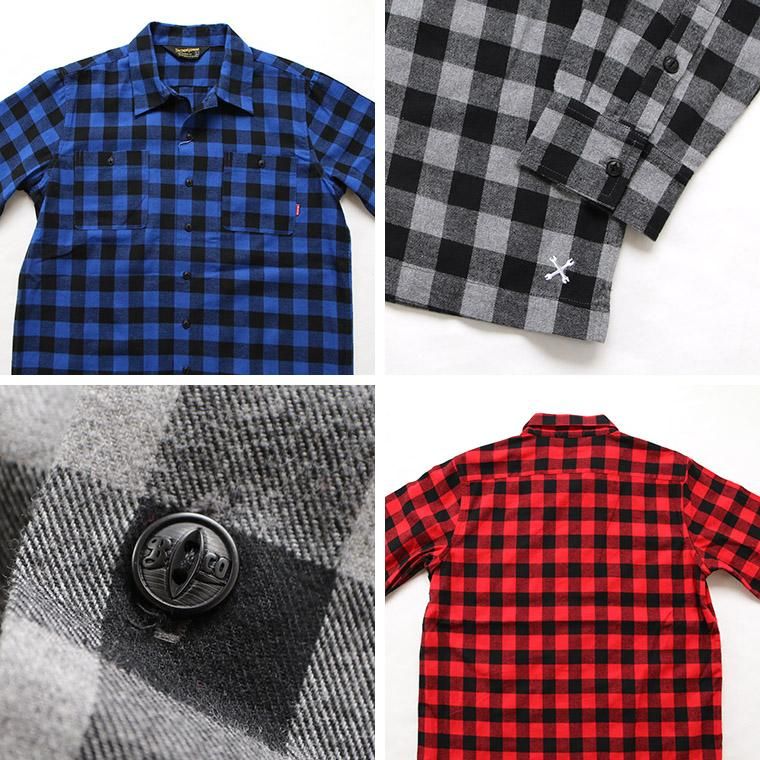 ブルコ BLUCO WORK GARMENT OL-048-018 バッファローチェックシャツ BUFFALO CHECK SHIRTS