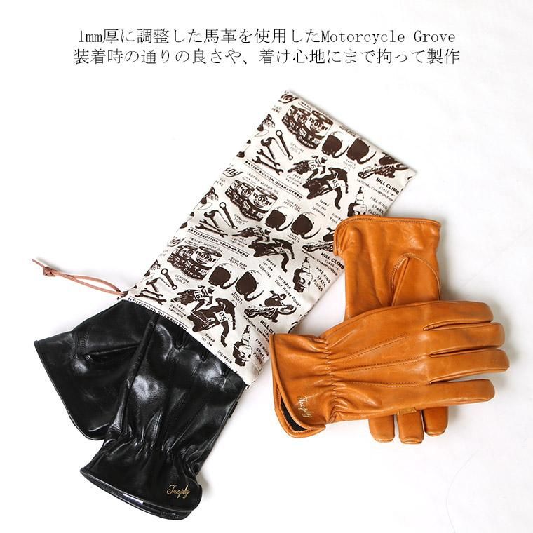 トロフィークロージング　モーターサイクルグローブ TROPHY CLOTHING(トロフィークロージング) レザーグローブ HORSE