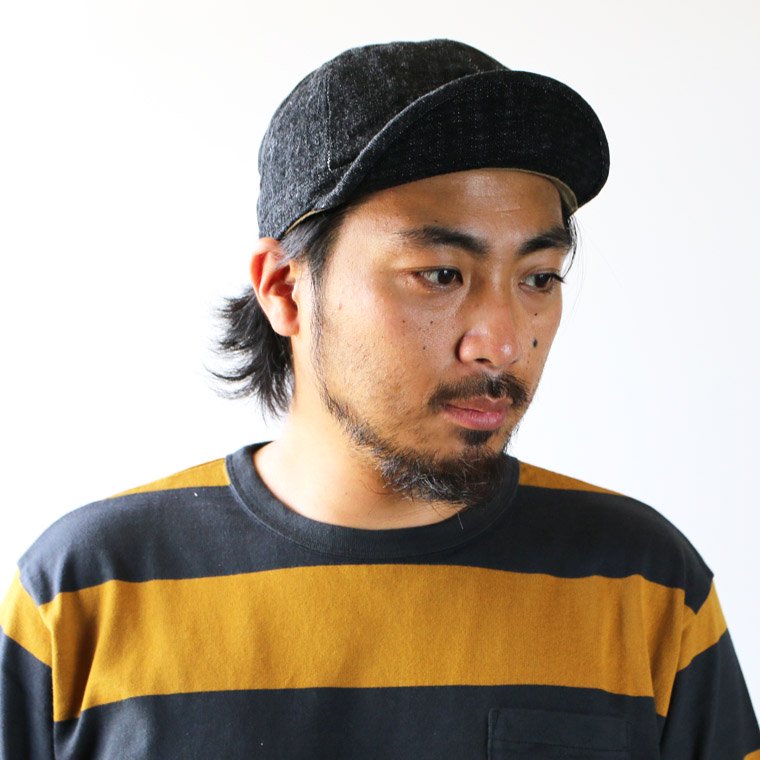 トロフィークロージング TROPHY CLOTHING デニム ダートデニムプリズナーキャップ DIRT DENIM POW CAP