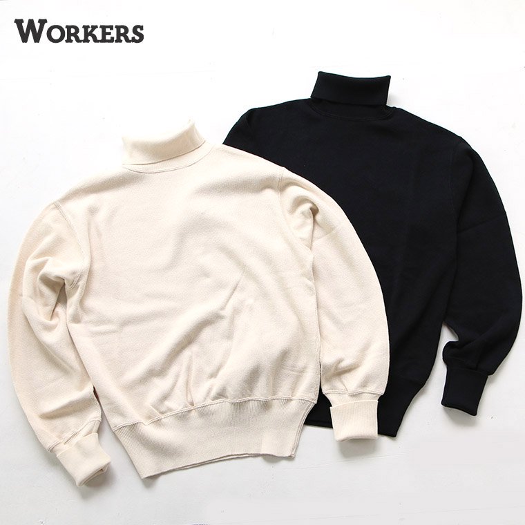 ワーカーズ WORKERS K&T H FCニット ヘビーウエイトタートルネック