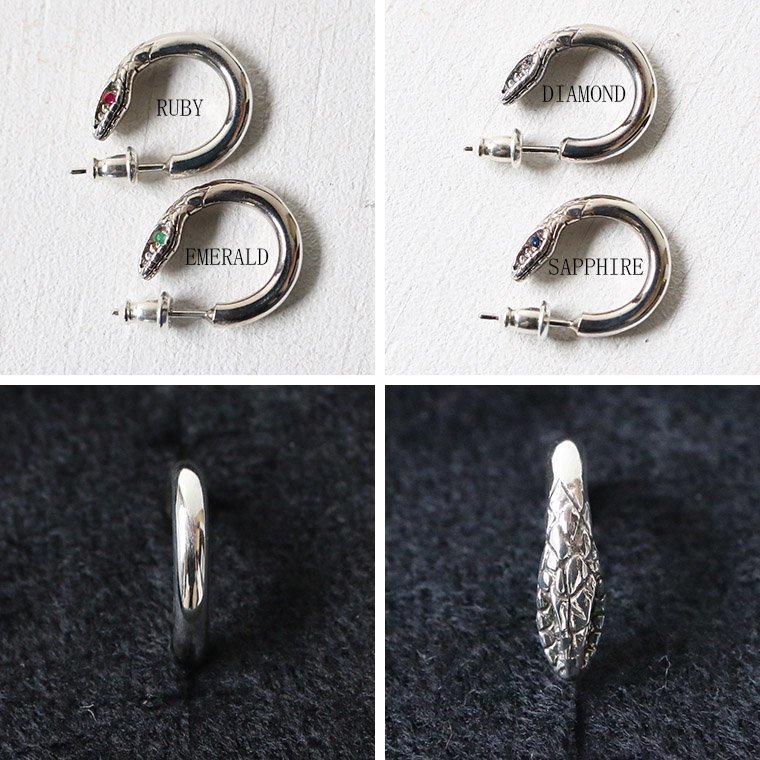 OLDGOD オールドゴッド Snake hoop pierce スネークフープピアス