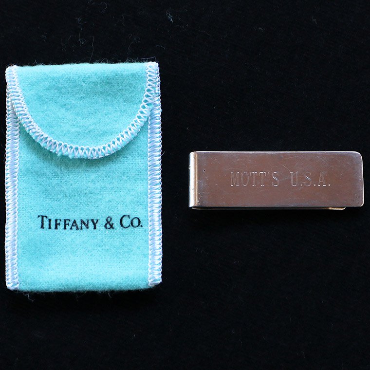 Tiffany.co ビンテージマネークリップ W65mm H23mmW65mmH23mm - 小物