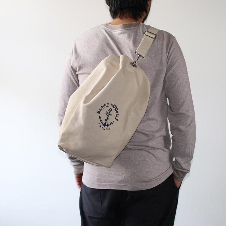 【レア素材】French military オールリネン ダッフルバッグ フランス軍50-60's コットンリネン ダッフルバッグ ミリタリー