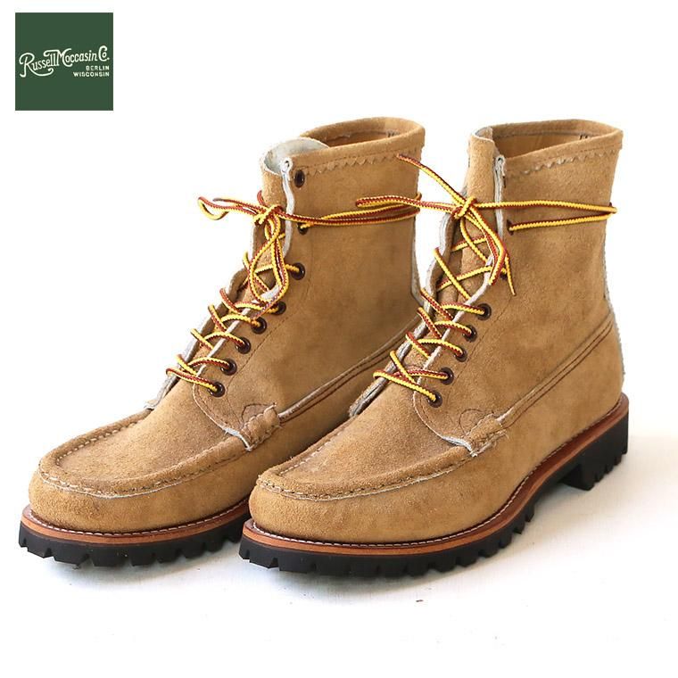 ラッセルモカシン RUSSELL MOCCASIN ハイカーブーツ HIKER BOOTS タン ...