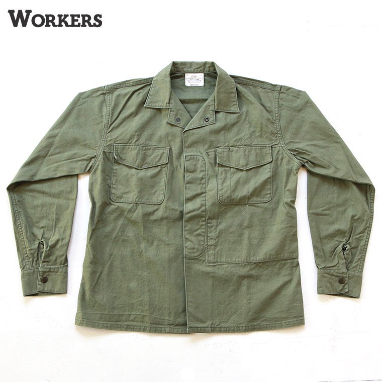 ワーカーズ WORKERS K&T H Fatigue Shirt Mod, ファティーグシャツ 8