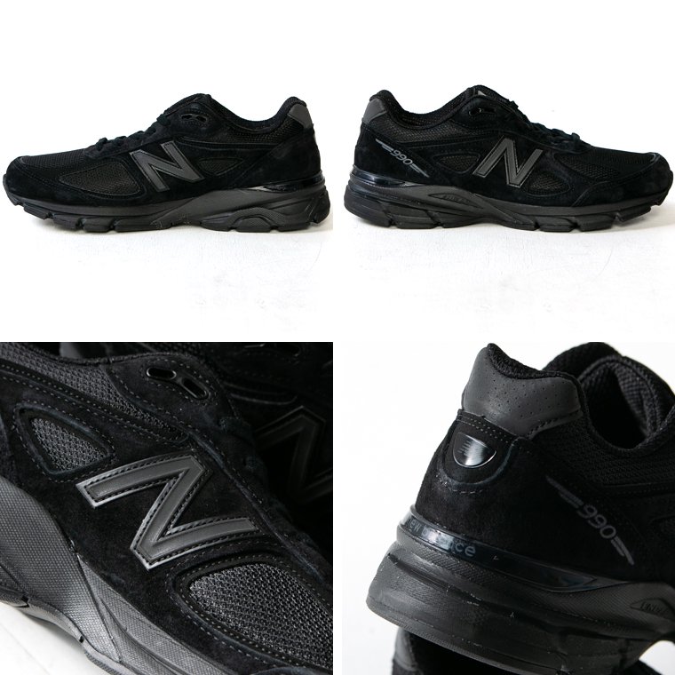 ニューバランス NEW BALANCE M990BB4 オールブラック スエード 日本未発売モデル