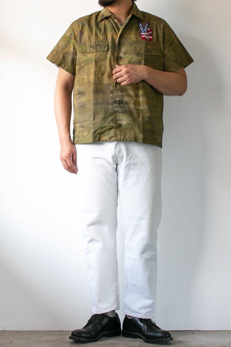 バズリクソンズ BUZZ RICKSON'S 東洋エンタープライズ BR38146 タイダイカモフラージュベトナムシャツ TIE-DIE  CAMOUFLAGE VIET-NAM SHIRT